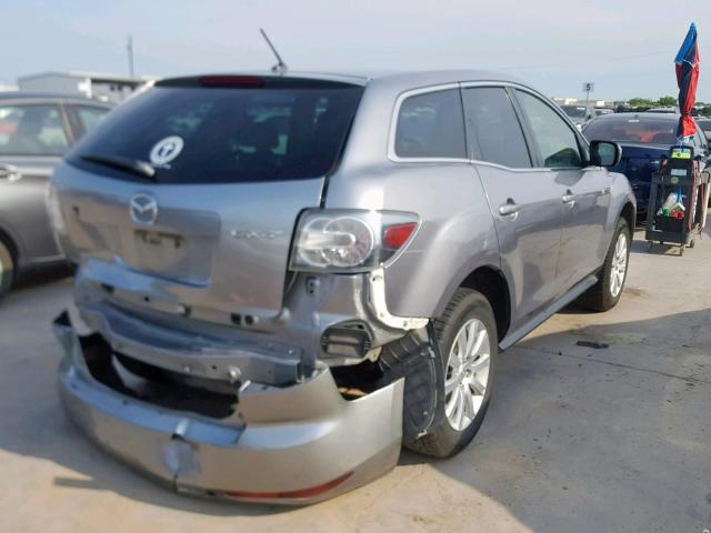 JM3ER2W56A0338750 - 2010 MAZDA CX-7 GRAY photo 4