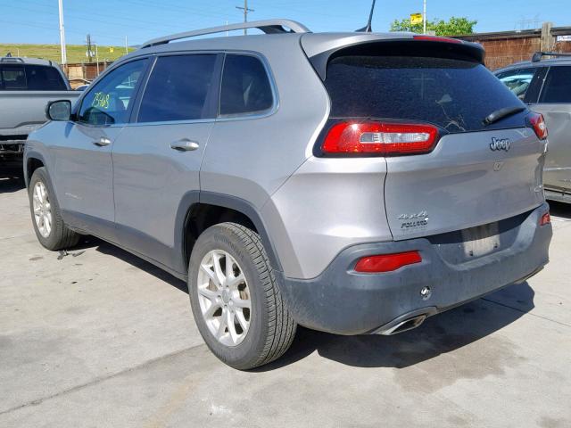 1C4PJMCS0GW170396 - 2016 JEEP CHEROKEE L SILVER photo 3