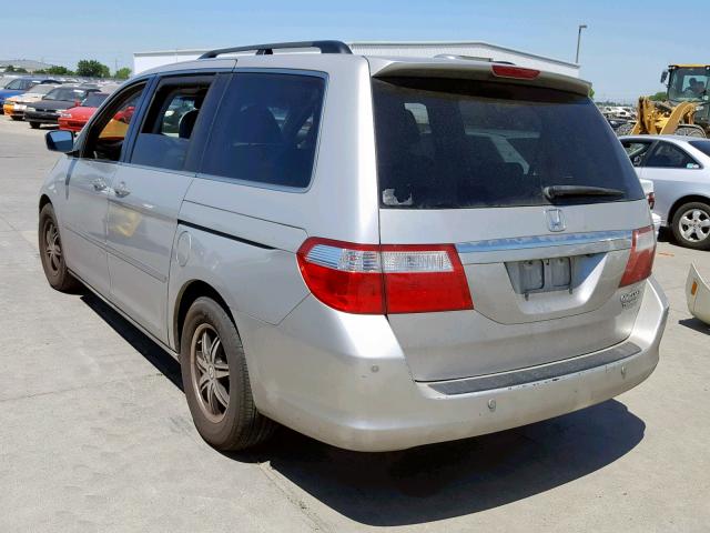 5FNRL38855B129287 - 2005 HONDA ODYSSEY TO SILVER photo 3