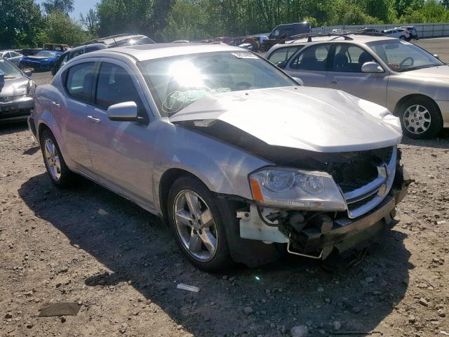 1B3BD2FG1BN534547 - 2011 DODGE AVENGER LU SILVER photo 1