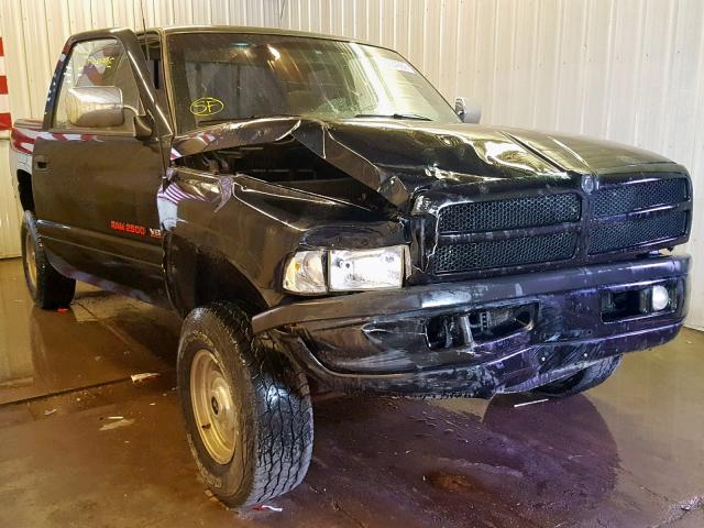 1B7KF23Z3TJ177217 - 1996 DODGE RAM 2500 BLACK photo 1