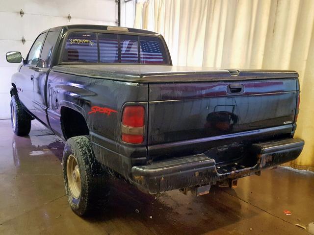 1B7KF23Z3TJ177217 - 1996 DODGE RAM 2500 BLACK photo 3