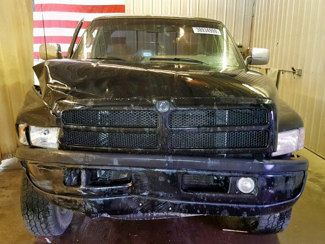 1B7KF23Z3TJ177217 - 1996 DODGE RAM 2500 BLACK photo 9