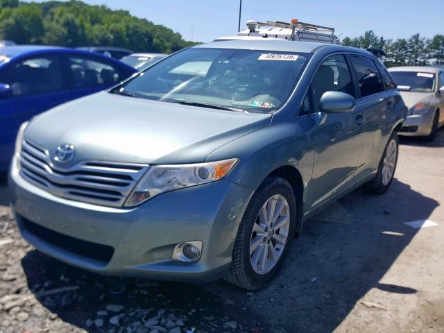 4T3ZA3BB9BU043304 - 2011 TOYOTA VENZA TEAL photo 2