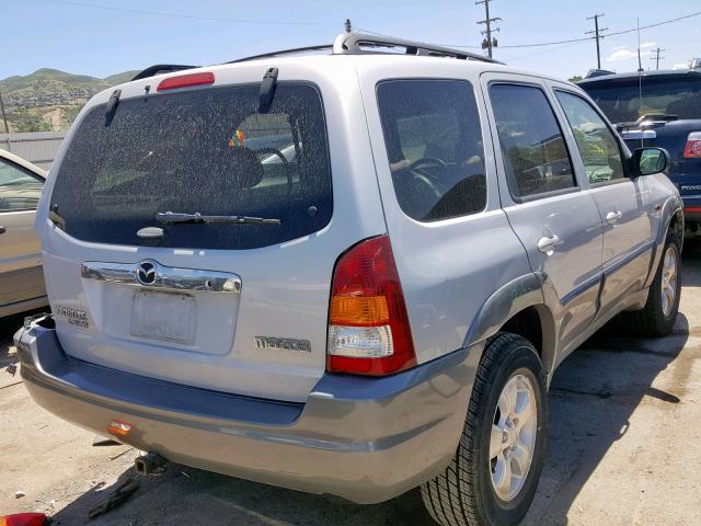 4F2YU08111KM69625 - 2001 MAZDA TRIBUTE LX GRAY photo 4