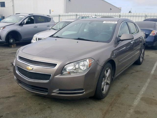 1G1ZC5E05CF153214 - 2012 CHEVROLET MALIBU 1LT GOLD photo 2