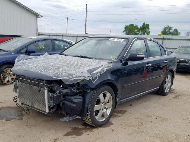 KNAGE228795316880 - 2009 KIA OPTIMA BLACK photo 2