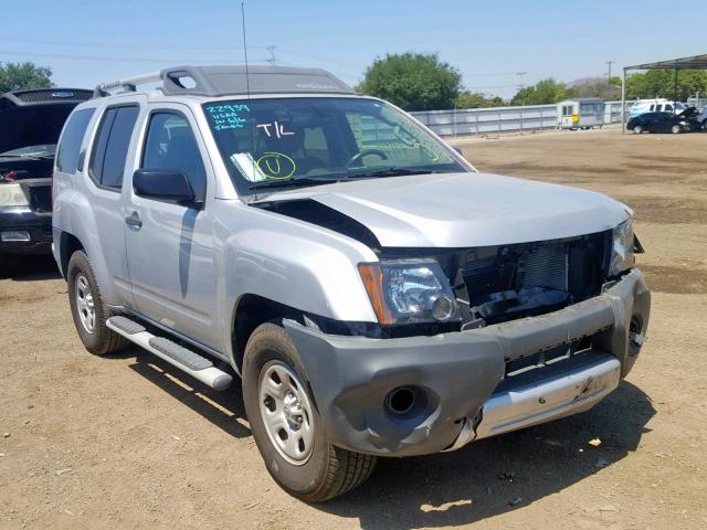 5N1AN0NU6EN813964 - 2014 NISSAN XTERRA X SILVER photo 1