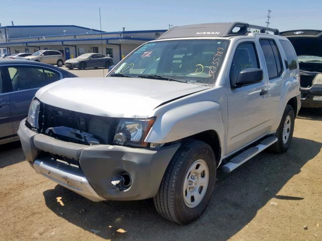 5N1AN0NU6EN813964 - 2014 NISSAN XTERRA X SILVER photo 2