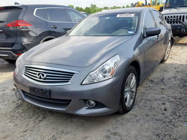 JN1CV6AP6DM305050 - 2013 INFINITI G37 BASE GRAY photo 2