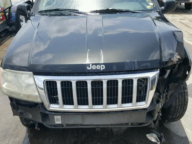 1J8GW58N24C352729 - 2004 JEEP GRAND CHER BLACK photo 7