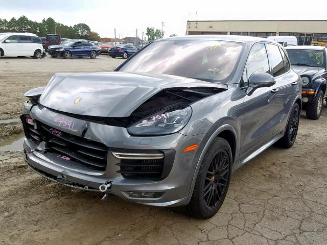 WP1AD2A26JLA81105 - 2018 PORSCHE CAYENNE GT GRAY photo 2