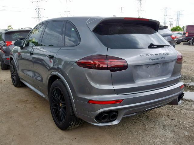 WP1AD2A26JLA81105 - 2018 PORSCHE CAYENNE GT GRAY photo 3