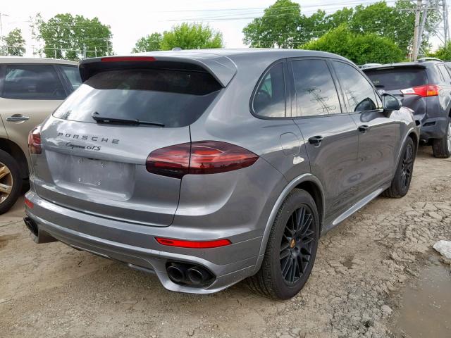 WP1AD2A26JLA81105 - 2018 PORSCHE CAYENNE GT GRAY photo 4