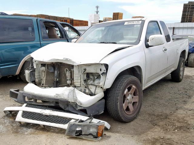 1GCESCDEXA8139594 - 2010 CHEVROLET COLORADO L WHITE photo 2