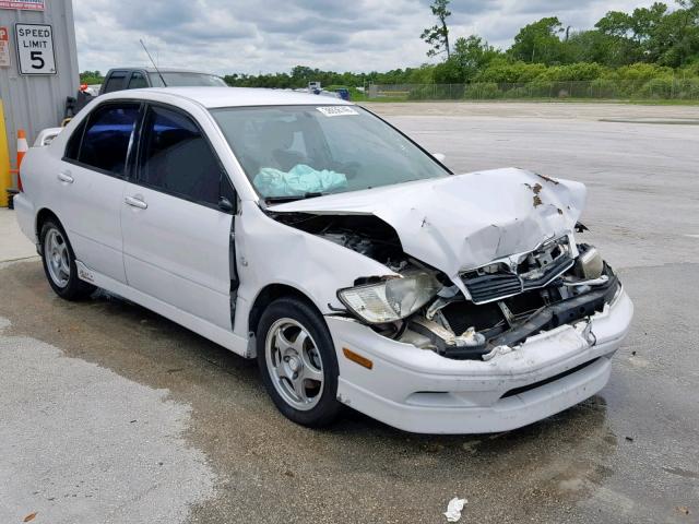 JA3AJ86E02U043489 - 2002 MITSUBISHI LANCER OZ WHITE photo 1