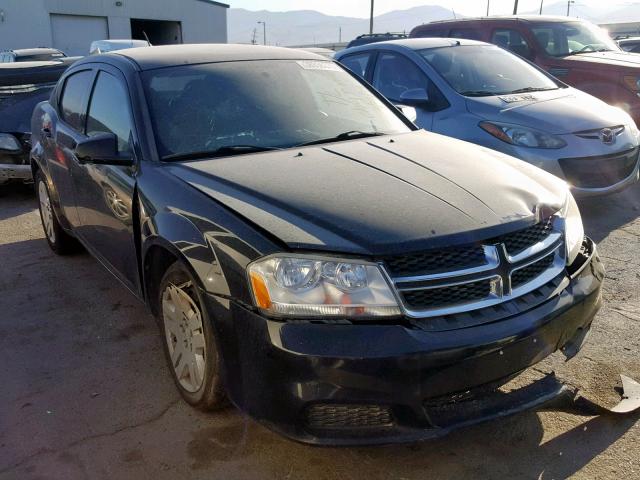 1B3BD4FB8BN579503 - 2011 DODGE AVENGER EX BLACK photo 1