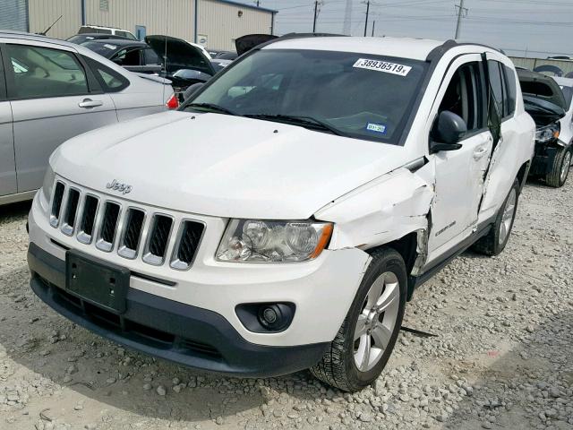 1C4NJCBA4CD504705 - 2012 JEEP COMPASS SP 白色 照片 2