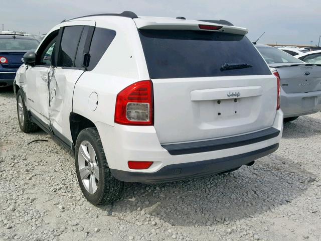1C4NJCBA4CD504705 - 2012 JEEP COMPASS SP 白色 照片 3