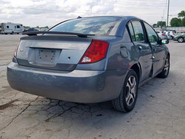1G8AL52F35Z138445 - 2005 SATURN ION LEVEL GRAY photo 4