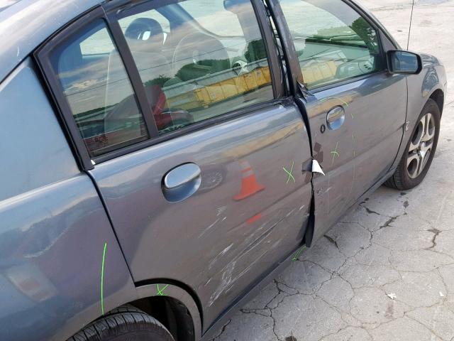 1G8AL52F35Z138445 - 2005 SATURN ION LEVEL GRAY photo 9