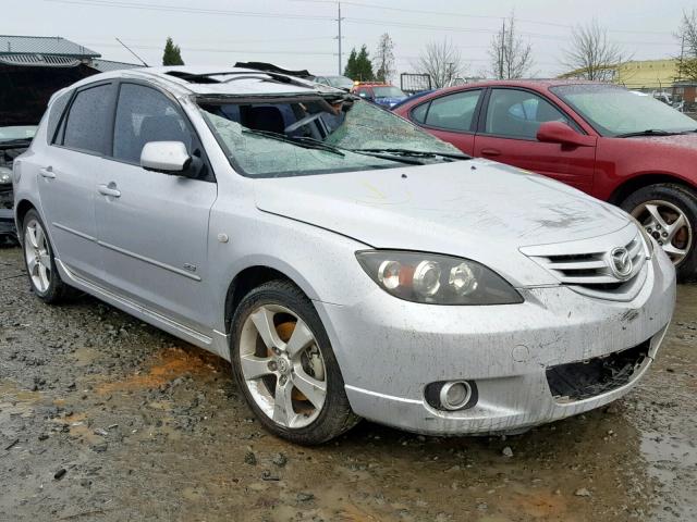 JM1BK343361410898 - 2006 MAZDA 3 HATCHBAC SILVER photo 1