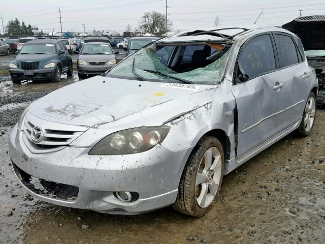 JM1BK343361410898 - 2006 MAZDA 3 HATCHBAC SILVER photo 2