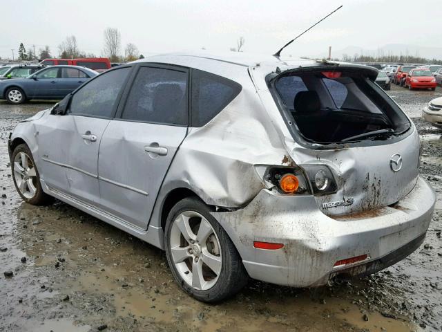 JM1BK343361410898 - 2006 MAZDA 3 HATCHBAC SILVER photo 3