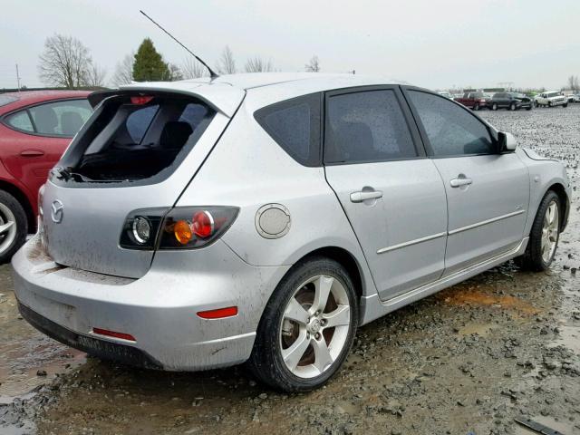 JM1BK343361410898 - 2006 MAZDA 3 HATCHBAC SILVER photo 4