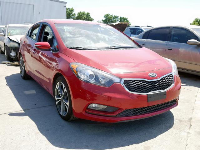 KNAFZ4A89F5315982 - 2015 KIA FORTE EX RED photo 1