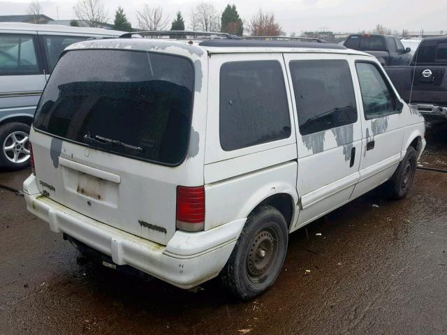 2P4GH2532RR728830 - 1994 PLYMOUTH VOYAGER WHITE photo 4