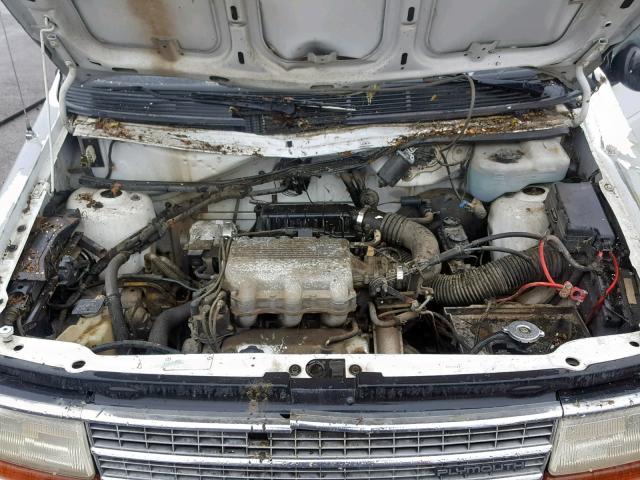 2P4GH2532RR728830 - 1994 PLYMOUTH VOYAGER WHITE photo 7
