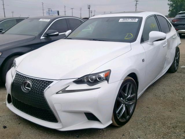 JTHBE1D21F5014558 - 2015 LEXUS IS 350 WHITE photo 2