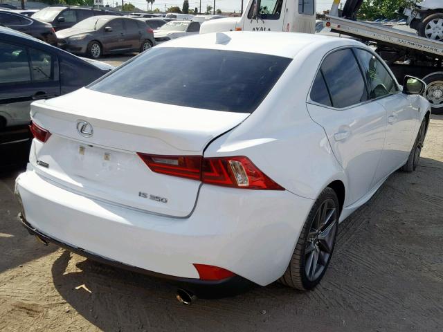 JTHBE1D21F5014558 - 2015 LEXUS IS 350 WHITE photo 4