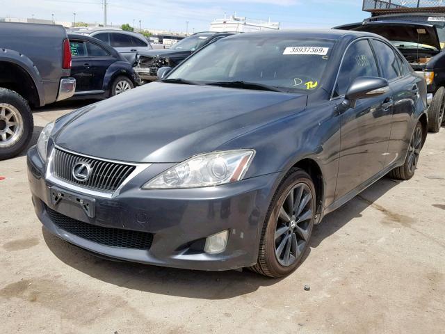 JTHCK262392028922 - 2009 LEXUS IS 250 BLACK photo 2