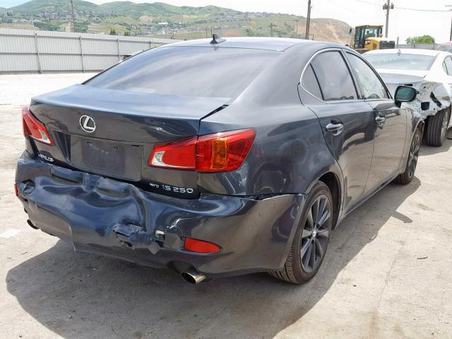 JTHCK262392028922 - 2009 LEXUS IS 250 BLACK photo 4