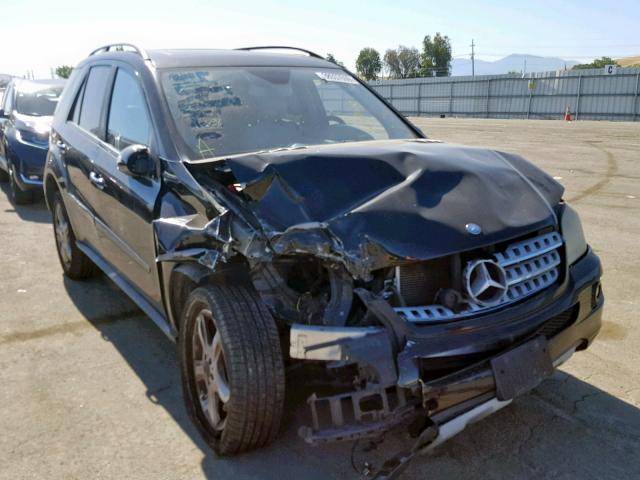 4JGBB86E48A395483 - 2008 MERCEDES-BENZ ML 350 BLACK photo 1