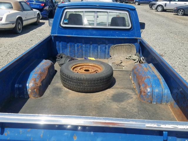 RN42120361 - 1980 TOYOTA HILUX BLUE photo 6