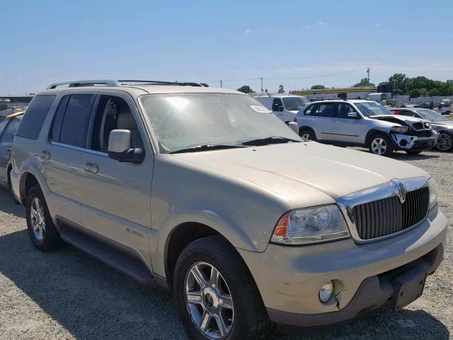 5LMEU78H03ZJ44315 - 2003 LINCOLN AVIATOR Bej foto 1