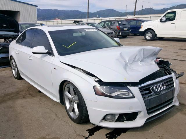 WAUKFAFL7CN011029 - 2012 AUDI A4 PRESTIG WHITE photo 1