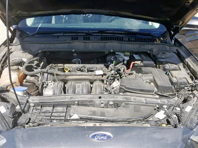 3FA6P0G71FR118016 - 2015 FORD FUSION S CHARCOAL photo 7