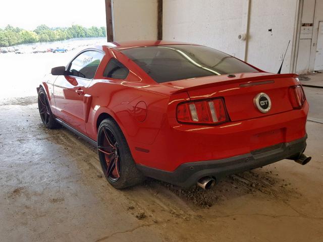 1ZVBP8CF2C5249004 - 2012 FORD MUSTANG GT RED photo 3