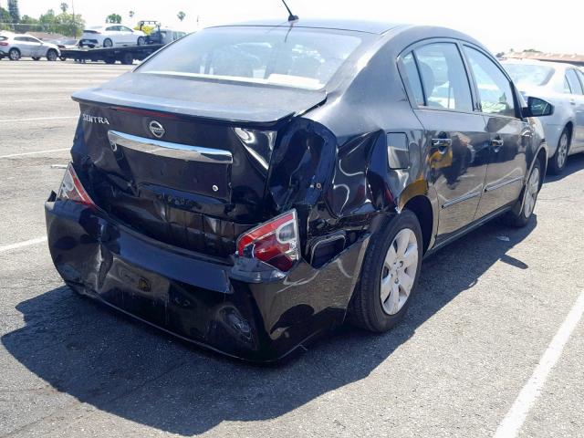 3N1AB6AP1CL746156 - 2012 NISSAN SENTRA 2.0 BLACK photo 4