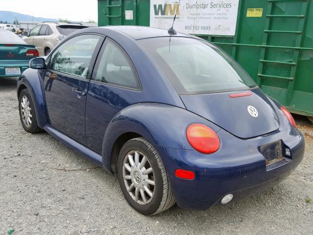 3VWCK31C35M411055 - 2005 VOLKSWAGEN NEW BEETLE ლურჯი ფოტო 3