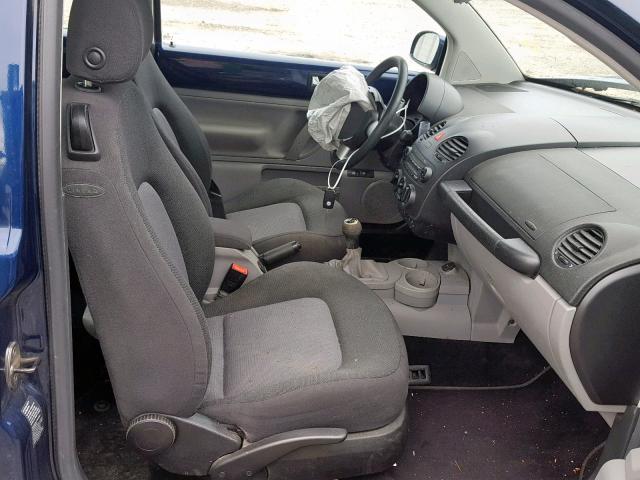 3VWCK31C35M411055 - 2005 VOLKSWAGEN NEW BEETLE ლურჯი ფოტო 5