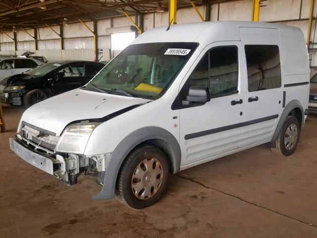 NM0LS6BN9DT166540 - 2013 FORD TRANSIT CO WHITE photo 2