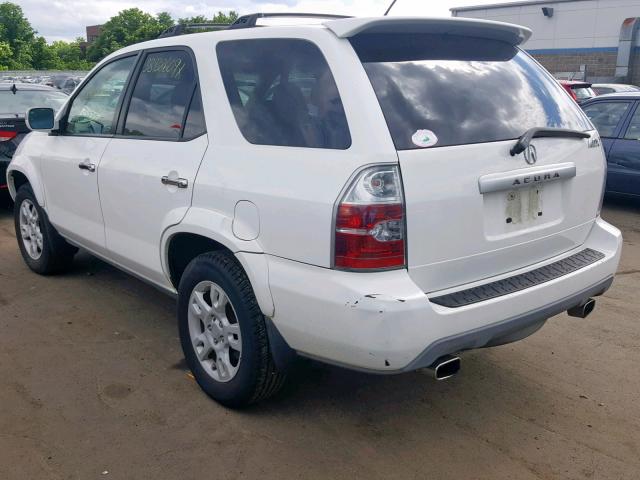 2HNYD18764H542486 - 2004 ACURA MDX TOURIN WHITE photo 3