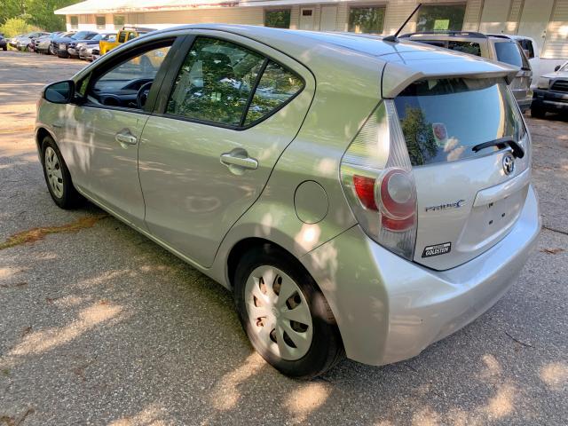 JTDKDTB30C1028143 - 2012 TOYOTA PRIUS C SILVER photo 8