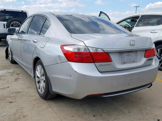 1HGCR2F88DA036631 - 2013 HONDA ACCORD EXL GRAY photo 3