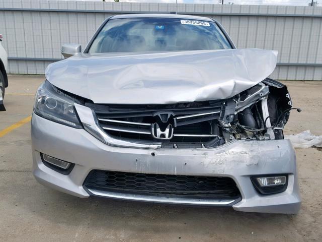 1HGCR2F88DA036631 - 2013 HONDA ACCORD EXL GRAY photo 9